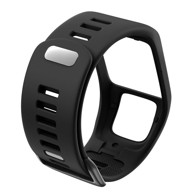 Quality Silicone Replacement Wrist Watch Band Strap For TomTom Runer 2/3/2 Cardio/Spark 3 Sport Watch For TomTom 2 3 Series