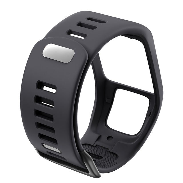 Quality Silicone Replacement Wrist Watch Band Strap For TomTom Runer 2/3/2 Cardio/Spark 3 Sport Watch For TomTom 2 3 Series