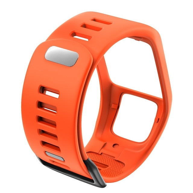 Quality Silicone Replacement Wrist Watch Band Strap For TomTom Runer 2/3/2 Cardio/Spark 3 Sport Watch For TomTom 2 3 Series