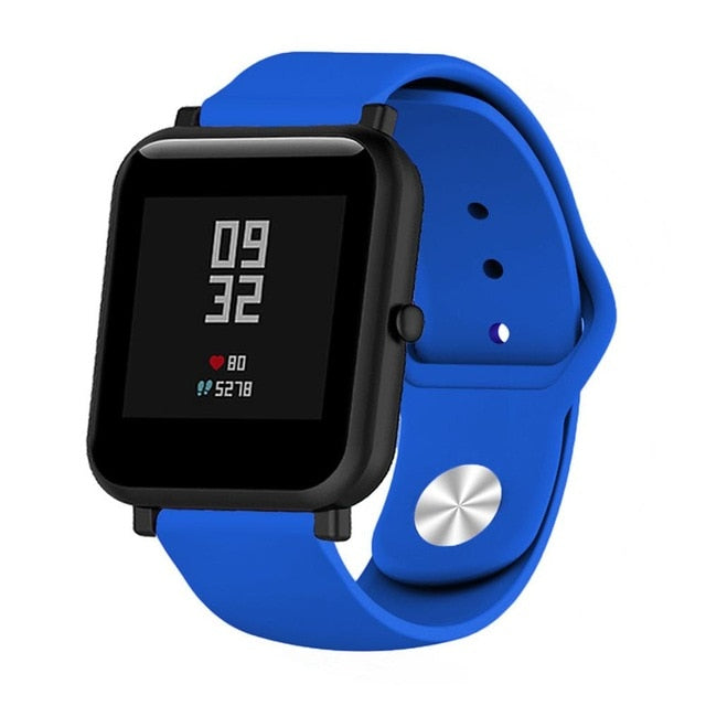 18mm 20mm 22mm Silicone band for Huawei/Withings/Samsung Galaxy/gear s3/ Amazfit Bip Smart watch replacement Strap wristbands