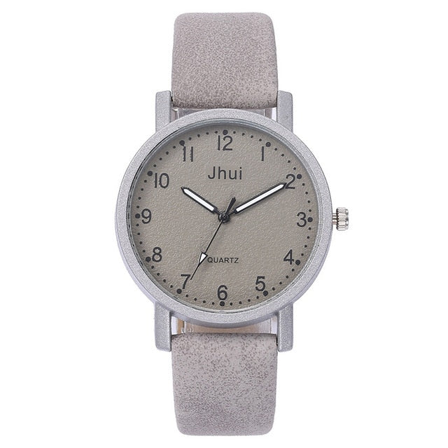Retro Simple Women Watches Laides Casual Quartz Wrist Watch Multicolor Leather Band New Strap Watch Female Clock reloj mujer /C