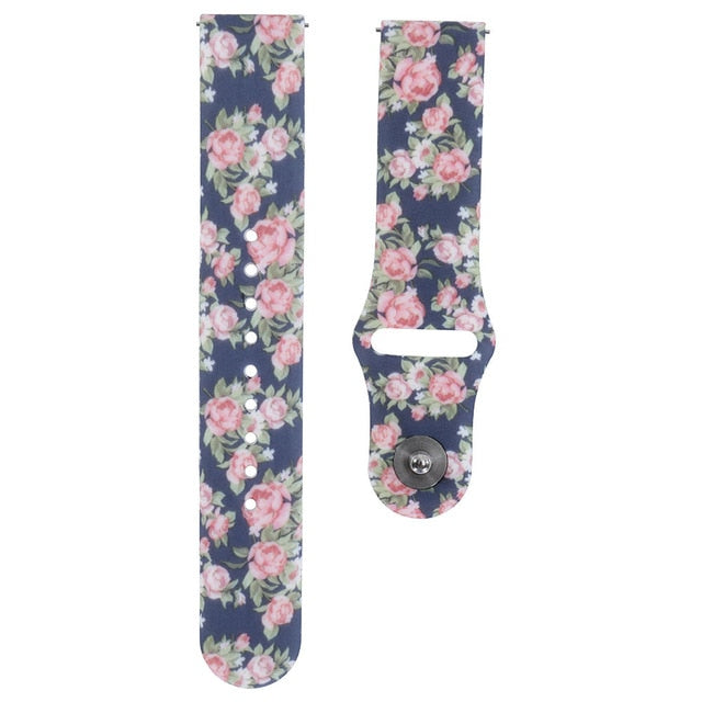 18mm 20mm 22mm Silicone band for Huawei/Withings/Samsung Galaxy/gear s3/ Amazfit Bip Smart watch replacement Strap wristbands