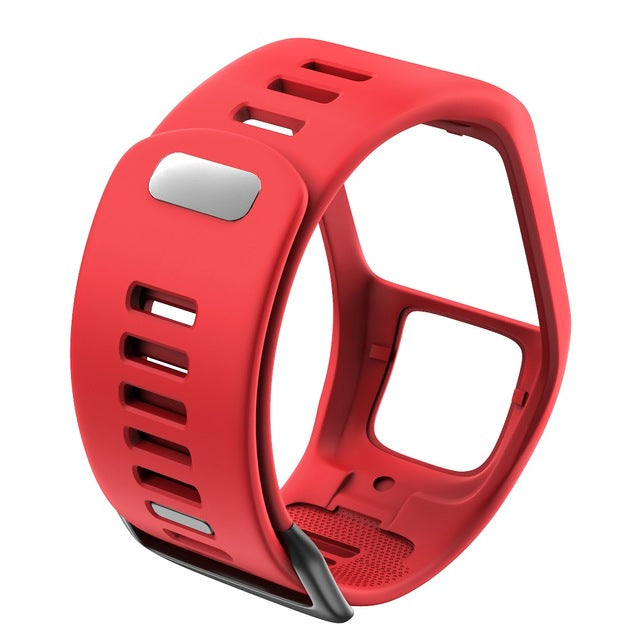 Quality Silicone Replacement Wrist Watch Band Strap For TomTom Runer 2/3/2 Cardio/Spark 3 Sport Watch For TomTom 2 3 Series