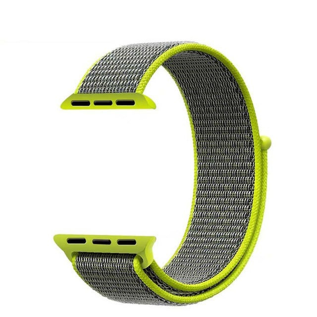 Loop woven Nylon band strap for apple watch band 42mm 38mm sport fabric nylon bracelet 44mm 40mm iwatch 5/4/3/2 watchband