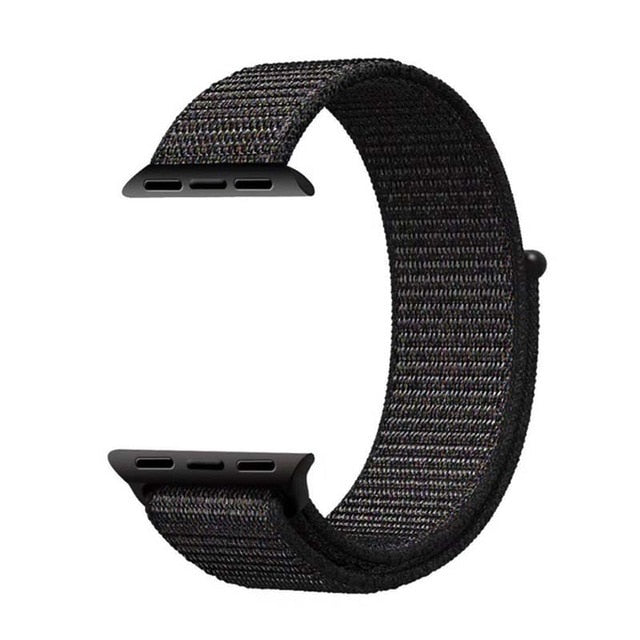 Loop woven Nylon band strap for apple watch band 42mm 38mm sport fabric nylon bracelet 44mm 40mm iwatch 5/4/3/2 watchband