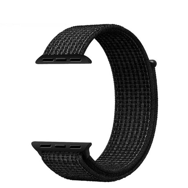 Loop woven Nylon band strap for apple watch band 42mm 38mm sport fabric nylon bracelet 44mm 40mm iwatch 5/4/3/2 watchband