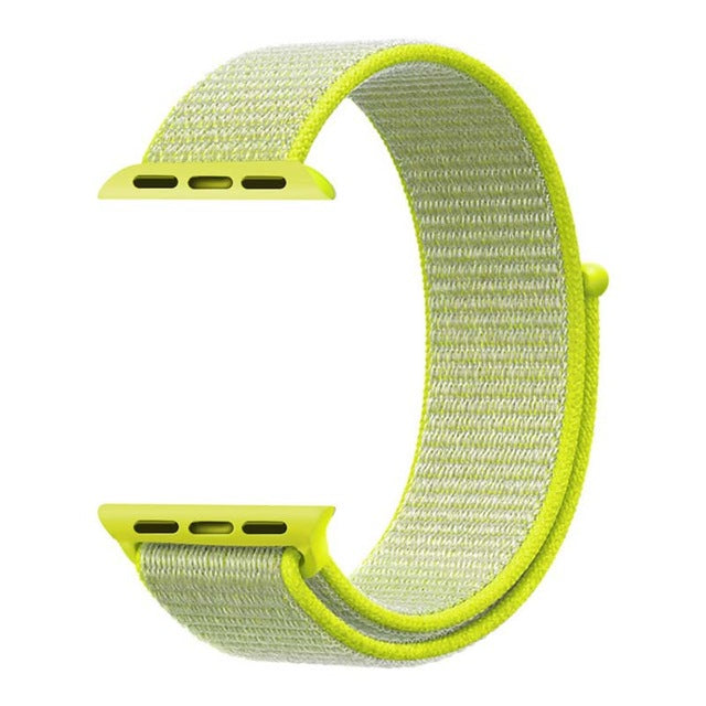 Loop woven Nylon band strap for apple watch band 42mm 38mm sport fabric nylon bracelet 44mm 40mm iwatch 5/4/3/2 watchband