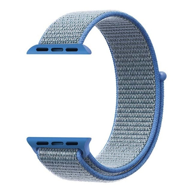 Loop woven Nylon band strap for apple watch band 42mm 38mm sport fabric nylon bracelet 44mm 40mm iwatch 5/4/3/2 watchband