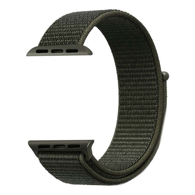 Loop woven Nylon band strap for apple watch band 42mm 38mm sport fabric nylon bracelet 44mm 40mm iwatch 5/4/3/2 watchband