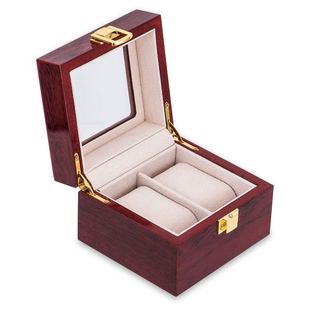 Luxury Wooden Watch Box Watch Holder Box For Watches Men Glass Top Jewelry Organizer Box 2 3 5 12 Grids Watch Organizer New D40