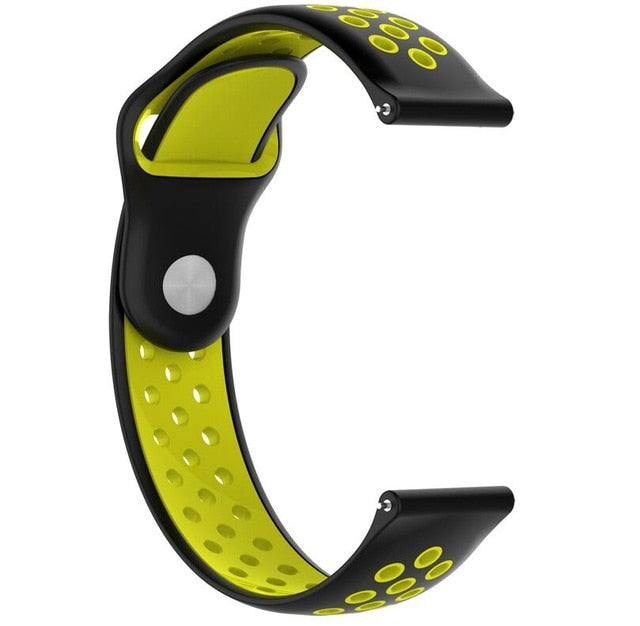 Silicone Strap Watch Band For Huami Amazfit Bip Watch Wrist Band 20mm For Xiaomi mijia quartz Garmin Forerunner 645 Vivoactive 3