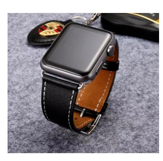 Bracelet for iwatch belt Series 5/4/3/2/1 Genuine Leather strap For Apple Watch band Single Tour 38mm 42mm 40mm 44mm