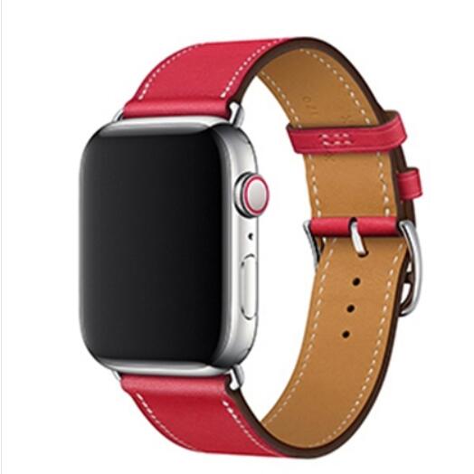 Bracelet for iwatch belt Series 5/4/3/2/1 Genuine Leather strap For Apple Watch band Single Tour 38mm 42mm 40mm 44mm