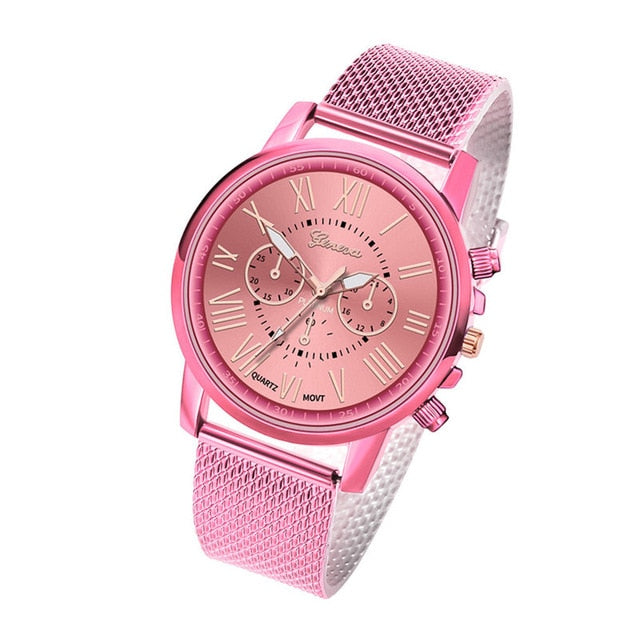 Luxury Quartz Women Watch Silicone Strap womens wristwatch Girls Bracelet Clock Ladies Watches reloj mujer Relogio Feminino#D