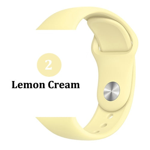 Strap for Apple watch band 42mm 38mm 44mm 40mm correa iwatch 5 4 3 2 sport silicone bracelet pulseira Apple watch 4 accessories