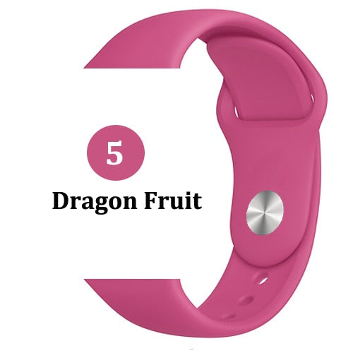 Strap for Apple watch band 42mm 38mm 44mm 40mm correa iwatch 5 4 3 2 sport silicone bracelet pulseira Apple watch 4 accessories