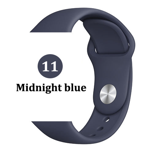 Strap for Apple watch band 42mm 38mm 44mm 40mm correa iwatch 5 4 3 2 sport silicone bracelet pulseira Apple watch 4 accessories