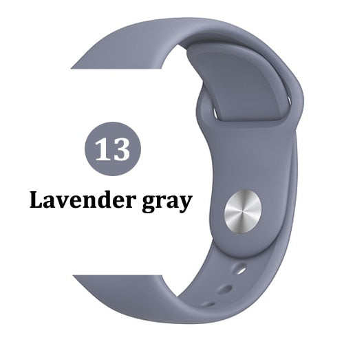 Strap for Apple watch band 42mm 38mm 44mm 40mm correa iwatch 5 4 3 2 sport silicone bracelet pulseira Apple watch 4 accessories