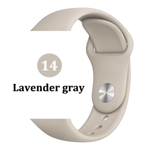 Strap for Apple watch band 42mm 38mm 44mm 40mm correa iwatch 5 4 3 2 sport silicone bracelet pulseira Apple watch 4 accessories