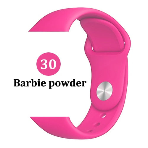 Strap for Apple watch band 42mm 38mm 44mm 40mm correa iwatch 5 4 3 2 sport silicone bracelet pulseira Apple watch 4 accessories