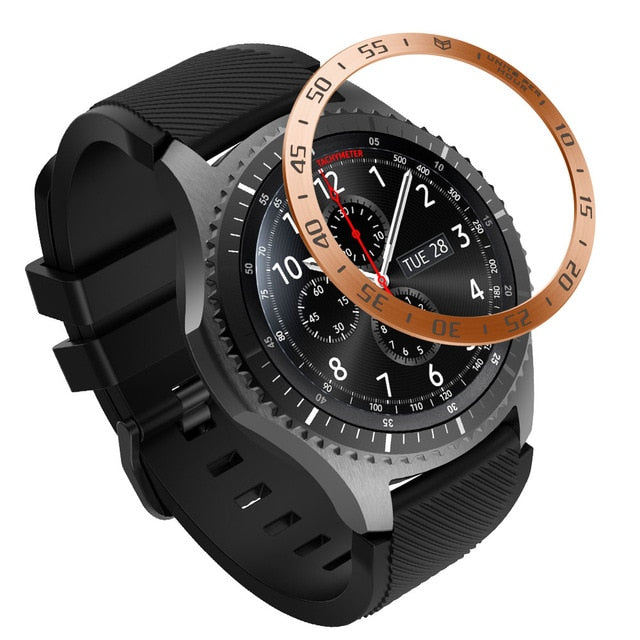 For Samsung Galaxy 46mm/Gear S3 Frontier Silicone watch band 22mm replacement watches Strap Ring Protect Case for Galaxy 46mm