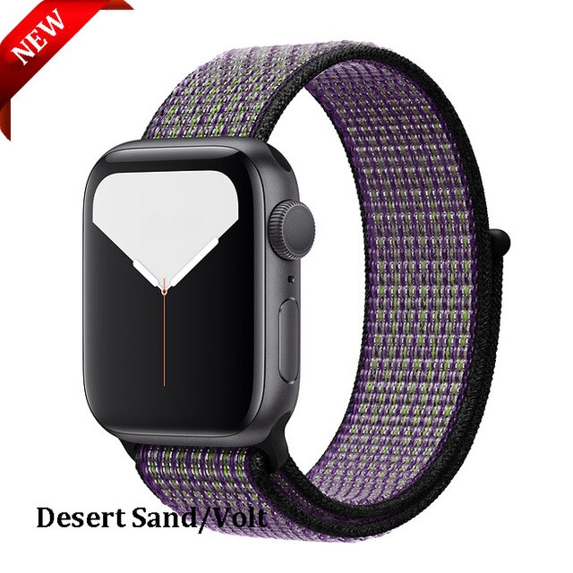 Strap For Apple Watch band 44 mm 40mm apple watch 5 4 iwatch band 5 4 42mm 38mm Sport Loop Nylon bracelet Watchband accessories
