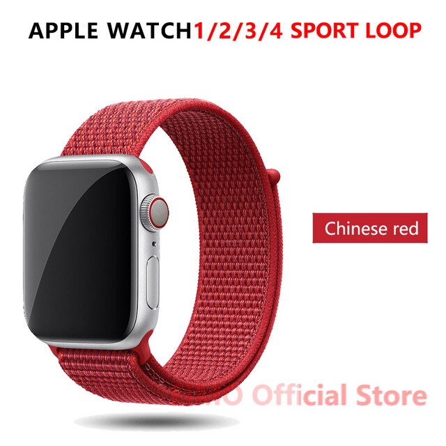 Strap For Apple Watch band 44 mm 40mm apple watch 5 4 iwatch band 5 4 42mm 38mm Sport Loop Nylon bracelet Watchband accessories