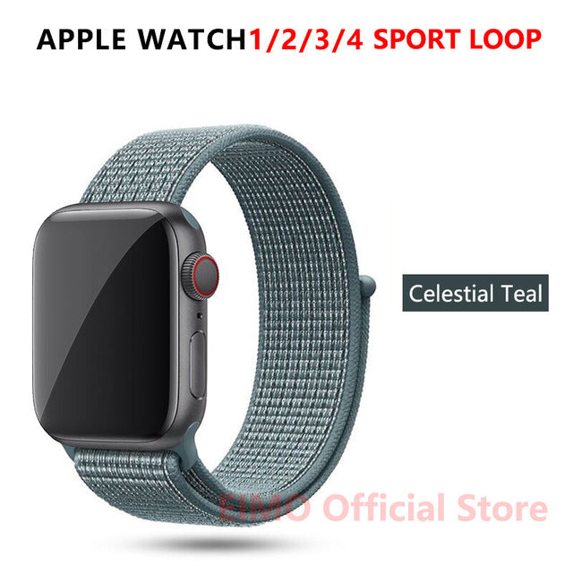 Strap For Apple Watch band 44 mm 40mm apple watch 5 4 iwatch band 5 4 42mm 38mm Sport Loop Nylon bracelet Watchband accessories