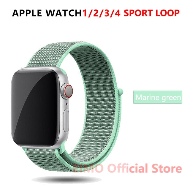 Strap For Apple Watch band 44 mm 40mm apple watch 5 4 iwatch band 5 4 42mm 38mm Sport Loop Nylon bracelet Watchband accessories