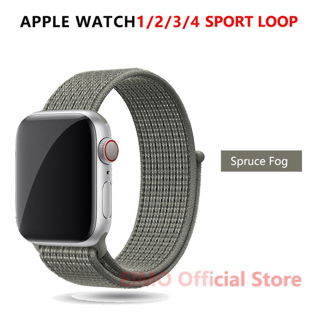 Strap For Apple Watch band 44 mm 40mm apple watch 5 4 iwatch band 5 4 42mm 38mm Sport Loop Nylon bracelet Watchband accessories