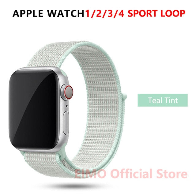 Strap For Apple Watch band 44 mm 40mm apple watch 5 4 iwatch band 5 4 42mm 38mm Sport Loop Nylon bracelet Watchband accessories