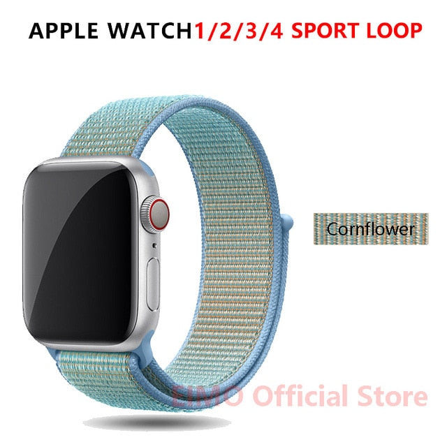 Strap For Apple Watch band 44 mm 40mm apple watch 5 4 iwatch band 5 4 42mm 38mm Sport Loop Nylon bracelet Watchband accessories