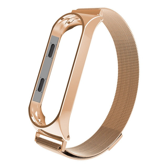 Sport Metal Bracelet for Xiaomi Band 3/4 Wrist Strap Miband 3 Wristband Smart Watch Band Mi Band3 Stainless Steel Strap for Mi4