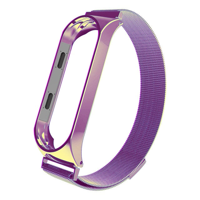 Sport Metal Bracelet for Xiaomi Band 3/4 Wrist Strap Miband 3 Wristband Smart Watch Band Mi Band3 Stainless Steel Strap for Mi4