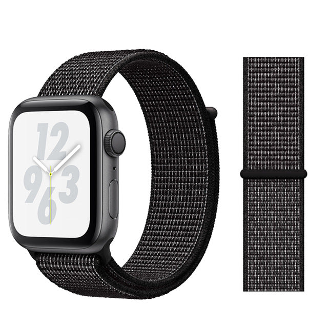Sport Loop Strap For Apple watch band 42mm 38mm correa 5 4 44mm 40mm Iwatch series 3 2 Watchband bracelet breathable Accessories