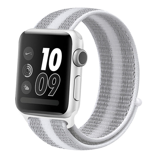 Sport Loop Strap For Apple watch band 42mm 38mm correa 5 4 44mm 40mm Iwatch series 3 2 Watchband bracelet breathable Accessories
