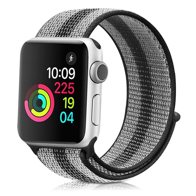 Sport Loop Strap For Apple watch band 42mm 38mm correa 5 4 44mm 40mm Iwatch series 3 2 Watchband bracelet breathable Accessories