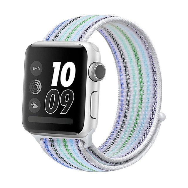 Sport Loop Strap For Apple watch band 42mm 38mm correa 5 4 44mm 40mm Iwatch series 3 2 Watchband bracelet breathable Accessories