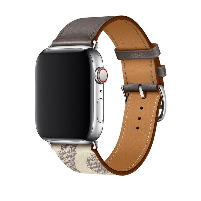 Bracelet for iwatch belt Series 5/4/3/2/1 Genuine Leather strap For Apple Watch band Single Tour 38mm 42mm 40mm 44mm