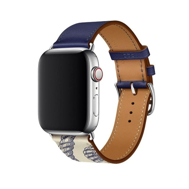 Bracelet for iwatch belt Series 5/4/3/2/1 Genuine Leather strap For Apple Watch band Single Tour 38mm 42mm 40mm 44mm