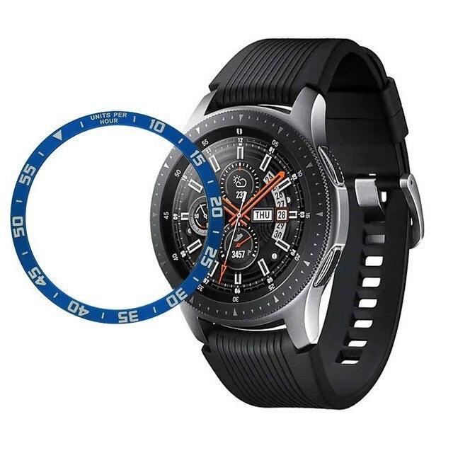 Gear S3 Frontier case For Samsung Galaxy Watch 46mm 42mm band strap sport Metal Adhesive Cover Anti watch accessories 46/42 mm 3
