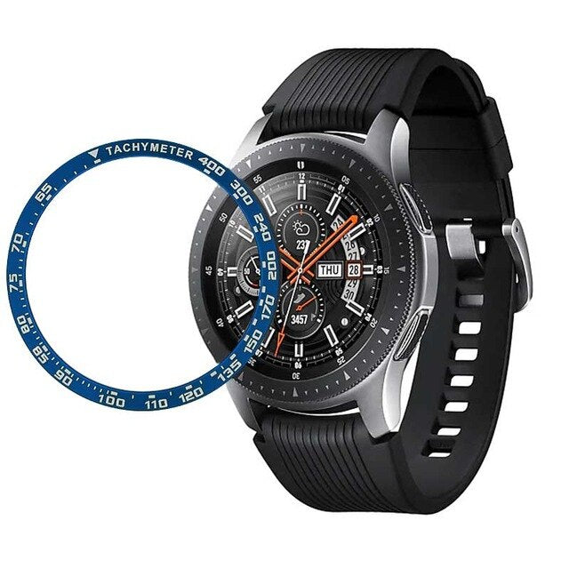 Gear S3 Frontier case For Samsung Galaxy Watch 46mm 42mm band strap sport Metal Adhesive Cover Anti watch accessories 46/42 mm 3