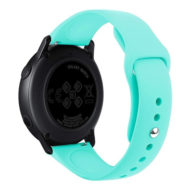 Silicone Original sport watch band For Galaxy watch active smart watch strap For Samsung Galaxy watch Replacement New strap 20MM