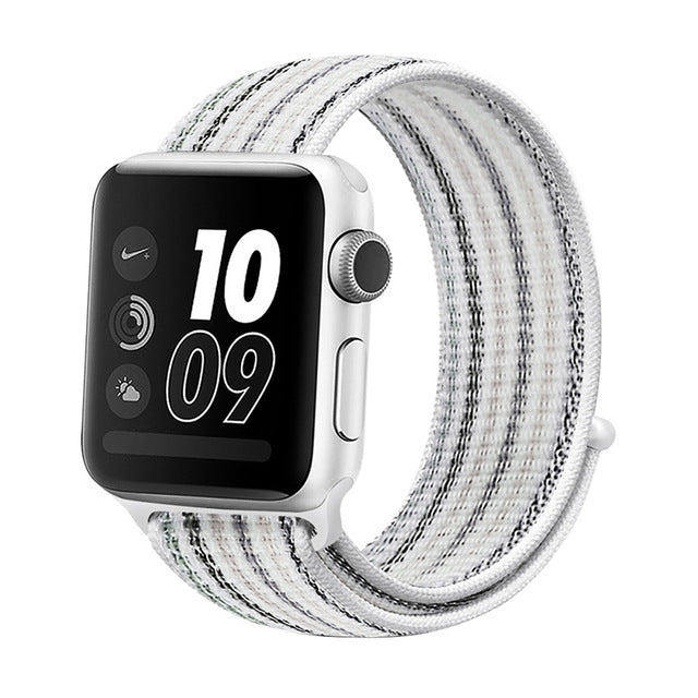 Sport Loop Strap For Apple watch band 42mm 38mm correa 5 4 44mm 40mm Iwatch series 3 2 Watchband bracelet breathable Accessories