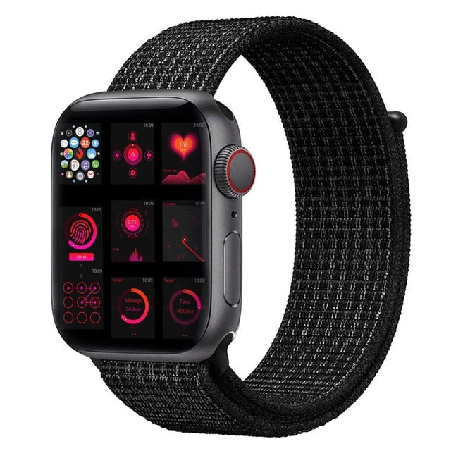 strap For Apple Watch Series 5 4 40mm 44mm Bracelet Nylon Wristband Sport Loop band iwatch series 3/2/1 38mm 42mm Accessories