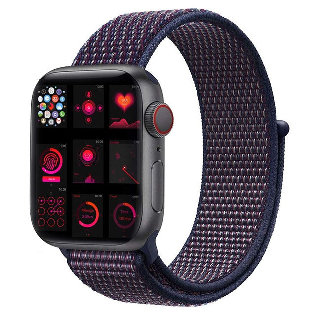 strap For Apple Watch Series 5 4 40mm 44mm Bracelet Nylon Wristband Sport Loop band iwatch series 3/2/1 38mm 42mm Accessories