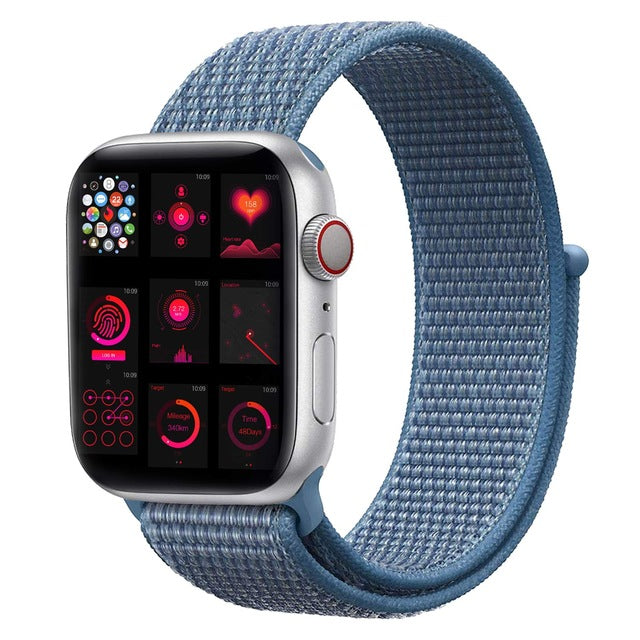 strap For Apple Watch Series 5 4 40mm 44mm Bracelet Nylon Wristband Sport Loop band iwatch series 3/2/1 38mm 42mm Accessories