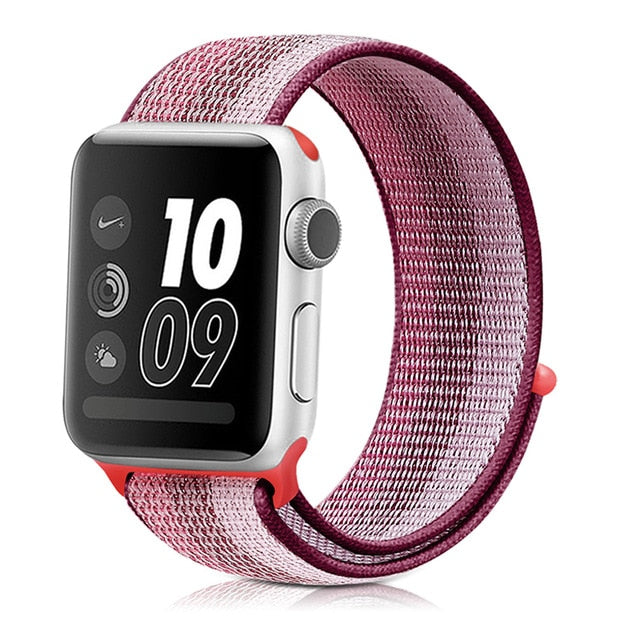 strap For Apple Watch Series 5 4 40mm 44mm Bracelet Nylon Wristband Sport Loop band iwatch series 3/2/1 38mm 42mm Accessories
