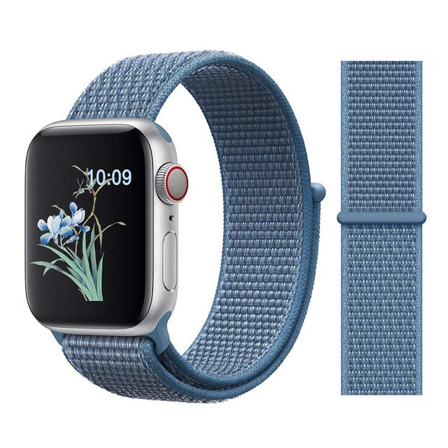 Strap For Apple Watch band 5 44 mm 40mm 42mm 38 mm iwatch Series 3 2 1 Nylon Sport Loop watchband Bracelet apple watch 5 4 band