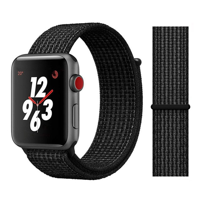Strap For Apple Watch band 5 44 mm 40mm 42mm 38 mm iwatch Series 3 2 1 Nylon Sport Loop watchband Bracelet apple watch 5 4 band